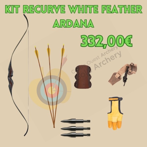 kit arc traditionnel White Feather adarna