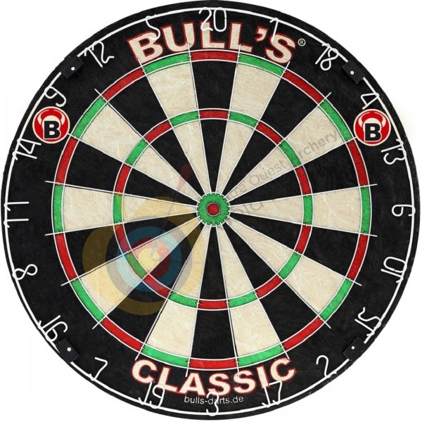 BULL'S Classic Dartstation - coffret cible et fléchettes